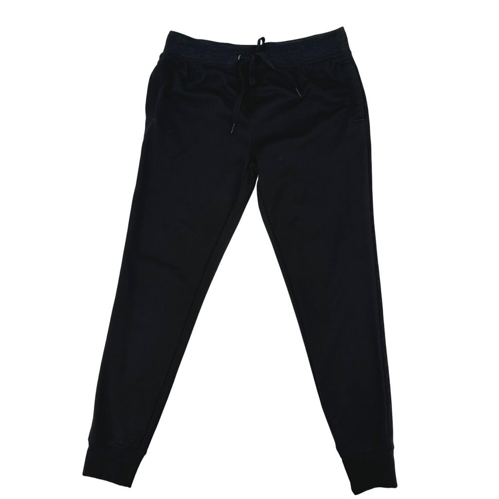 Hanes Sport Womens Medium Black Jogger Sweatpants 100% Polyester